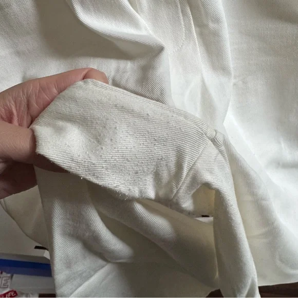 Deiji Studios Square Pocket Pant in White - Picture 5 of 5